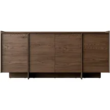 Mirjan24 Kommode Japandi K4D 200 x 90 x 38 cm Braun