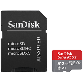 SanDisk Ultra Plus microSDXC + SD-Adapter 512 GB