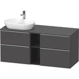 Duravit D-Neo Konsolenwaschtischunterbau wandhängend Graphit Matt 1400x550x664 mm à DE4970L70490000, DE4970L70490000
