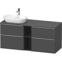 Duravit D-Neo Konsolenwaschtischunterbau wandhängend Graphit Matt 1400x550x664 mm à DE4970L70490000, DE4970L70490000