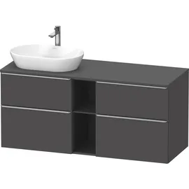 Duravit D-Neo Konsolenwaschtischunterbau wandhängend Graphit Matt 1400x550x664 mm à DE4970L70490000, DE4970L70490000