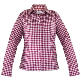 Edelnice Trachtenhemd kariert rot 40