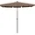 furnicato Sonnenschirm 210 x 140 cm Taupe