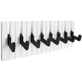 Ricoo Garderobenleiste WM1886-M 43,5 cm Weiß