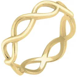 Elli PREMIUM Infinity Trend 375 Gelbgold 56 Damen 