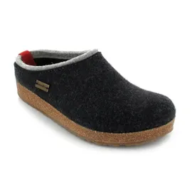 HAFLINGER Grizzly Kris Pantoffel Grau 44