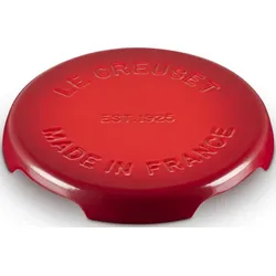 BBQ Outdoor Untersetzer für heißes Geschirr 22 cm kirschrot