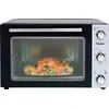 BESTRON Minibackofen AOV55, 2-in-1 Gerät, schwarz, B:47cm H:39cm T:60,5cm, Minibacköfen, mit Drehspieß, Edelstahl, Schwarz