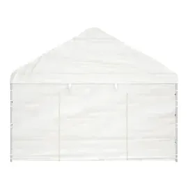 vidaXL Pavillon mit Dach 4,08 x 2,23 m Weiß