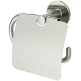 Lenz Toilettenpapierhalter NOA in Nickel – Mit Deckel
