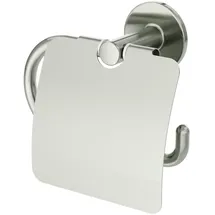 Lenz Toilettenpapierhalter NOA in Nickel – Mit Deckel