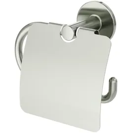 Lenz Toilettenpapierhalter NOA in Nickel – Mit Deckel
