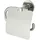 Lenz Toilettenpapierhalter NOA in Nickel – Mit Deckel