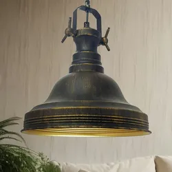 Bamyum Pendelleuchte Ulmete, 30cm, Metall, Antik Kupfer Lampe