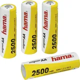Hama NiMH-Akku AA 2500 mAh 4 St.