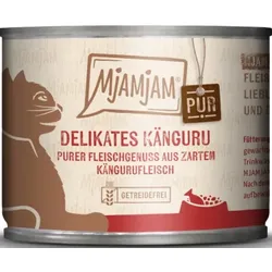 Katzen - Nassfutter MJAMJAM Cat Adult Känguru pur, 200 g