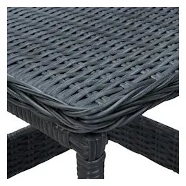 vidaXL Gartentisch 45 x 45 x 46,5 cm dunkelgrau