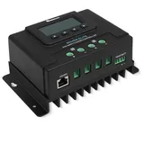 Renogy Solar-Laderegler, 12 V/24 V, Auto-MPPT mit LCD-Display mit Hintergrundbeleuchtung, mit Temperatursensor, passend für Gel-versiegelte, überflutete und Lithium-Batterien, Rover Elite 20 A