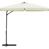 vidaXL Sonnenschirm 300 x 300 cm Sandweiß