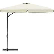 vidaXL Sonnenschirm 300 x 300 cm Sandweiß