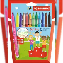 Stabilo Filzstift 12 St. mehrfarbig