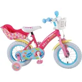 Volare Kinderfahrrad Peppa Pig 12 Zoll Kinderrad in Pink