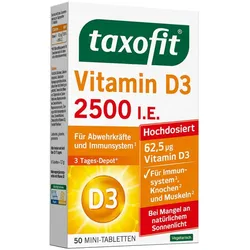 Taxofit Vitamin D3 2500 I.E. Tabletten