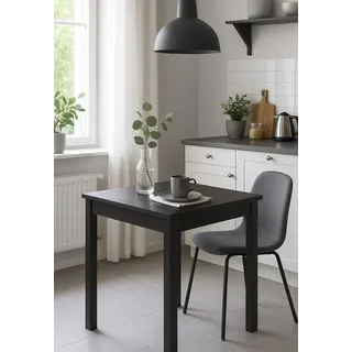 moebel-direkt-online Ausziehtisch 67 x 75 x 127 cm schwarz