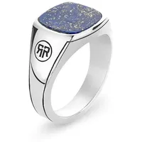 Rebel & Rose RR-RG039-S Herren-Siegelring 925 Silber mit Lapislazuli, 63/20,1