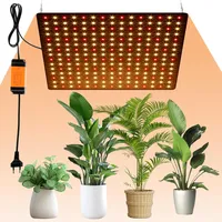 Pflanzenlampe LED Vollspektrum 225 LEDs 1000W Pflanzenlampe Anzucht mit 4 Haken Pflanzenleuchte Hängend LED Grow Light fur Gewächshauspflanzen, Gemüse, Blumen (Weiß+Rot)