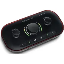 FOCUSRITE Vocaster zwei Podcast-Interface Mit 2 Mikrofoneingängen und 2 Kopfhörerausgängen