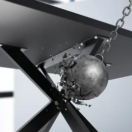 CLP Tischbeine Biloxi I Tischkufen für DIY-Tische I Höhe 71 cm