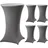 Trutzholm 5er Set Stehtischhusse Grau