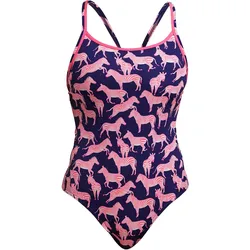 Funkita Diamond Back One Piece einteiliger Damen-Badeanzug S