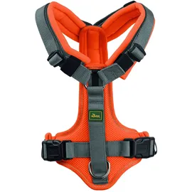 Hunter Maldon Hundegeschirr Orange/Grau S-M