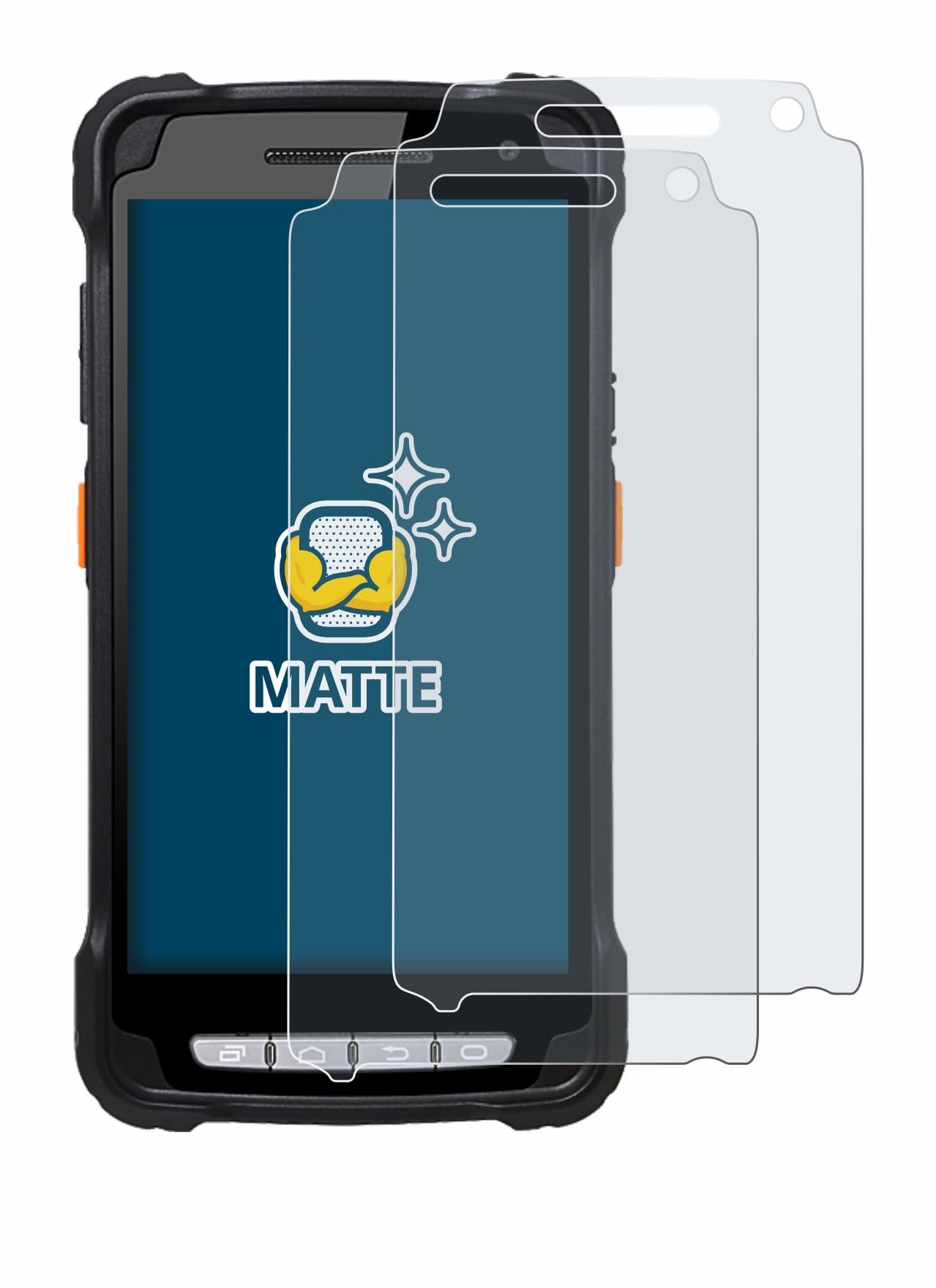 BROTECT Entspiegelungs-Schutzfolie für Point Mobile PM90 (2 Stück) Matte Displayschutz-Folie, Anti-Reflex, Anti-Fingerprint