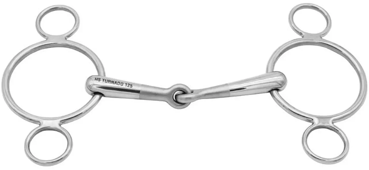 Sprenger Turnado 3-Ring-Gebiss, einfach gebrochen, 16 mm, Edelstahl