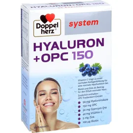 Doppelherz System Hyaluron + OPC 150 Kapseln 30 St.
