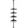 Songmics Duschregal 4 Ablagen 25 cm x 35 cm x 305 cm Schwarz