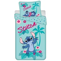 Jerry Fabrics Bettwäsche Disney Lilo & Stitch Bettwäsche Baumwolle 140x200 + 70x90 cm, Baumwolle