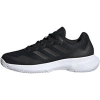 adidas Damen Gamecourt 2.0 Tennis Shoes Sneakers, core Black/core Black/Silver met, 42 2/3 EU