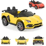 Moni Kinder Elektroauto Chiara Musik gelb (12 V)