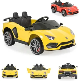 Moni Kinder Elektroauto Chiara Musik gelb (12 V)
