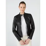 Mustang Lederjacke Blanca, schwarz, M