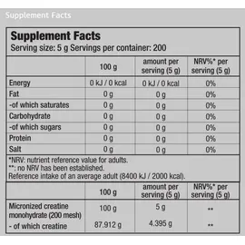 BIOTECH 100% Micronized Creatine Monohydrate Pulver 300 g