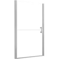 vidaXL Duschtür Mattes Hartglas 100x178 cm