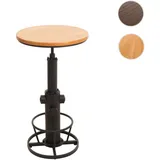 Mendler Bartisch HWC-N20 Ø 61 cm Natur