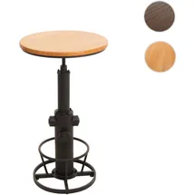 Mendler Bartisch HWC-N20 Ø 61 cm Natur