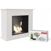 Kratki Portal Bioethanolkamin JUNE Weiß