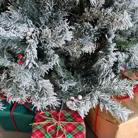 Svita Weihnachtsbaum Schnee Deko Tannenbaum Kunstbaum PVC 210 cm